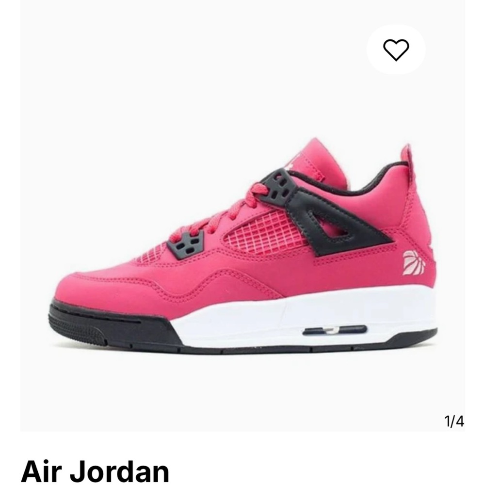 Nike Air Jordan 4 GS voltage cherry pink